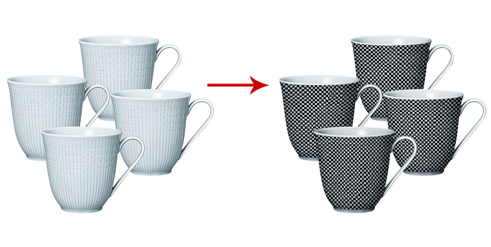 Pattern color change